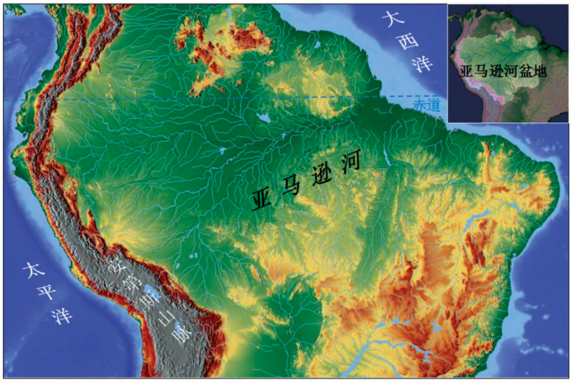 巽他陆架——淹没的亚马逊河盆地?图片